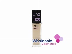 6 x Maybelline Fit Me Luminous & Smooth Foundation - 110 PORCELAIN